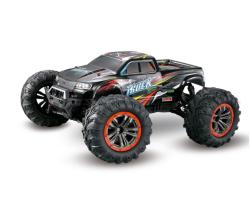 IQ models MonsterTruck 1:10, 2 motory, 46km/h - žltočervený