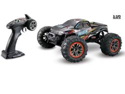 IQ models MonsterTruck 1:10, 2 motory, 46km/h - žlutočervený