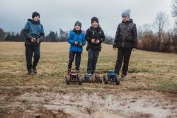 IQ models MZ-CLIMB-XXL metal version s GRAVITI senzorem - modrý