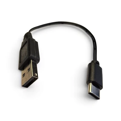 IQ models černý nabíjecí kabel USB na USB-C pro 3,7V 500 mA Li-ion/Li-Po akumulátory