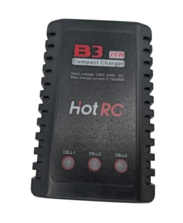 IQ models Nabíječka HOT RC B3 20W 1,6A pro 2S-3S LiPo baterie IQ models Nabíječka HOT RC B3 20W 1,6A pro 2S-3S LiPo baterie