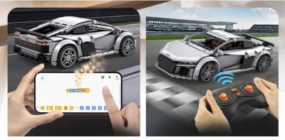 IQ models Programovatelná stavebnice CaDa Audi R8 Coupé - 536 dílků