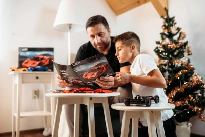 IQ models Blade červená programovatelná stavebnice RC auta 405 dílků