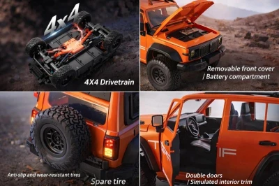 IQ models RC auto Crawler TopFire 300 - oranžové