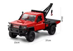 IQ models RC auto Land Cruiser TOYOTA s navijákem - červená + náhradní akumulátor