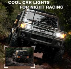 IQ models RC auto Land Cruiser TOYOTA Supertourer - černá + náhradní akumulátor