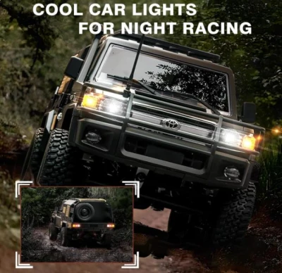 IQ models RC auto Land Cruiser TOYOTA Supertourer - stříbrná