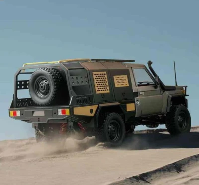 IQ models RC auto Land Cruiser TOYOTA Supertourer - strieborná + náhradný akumulátor