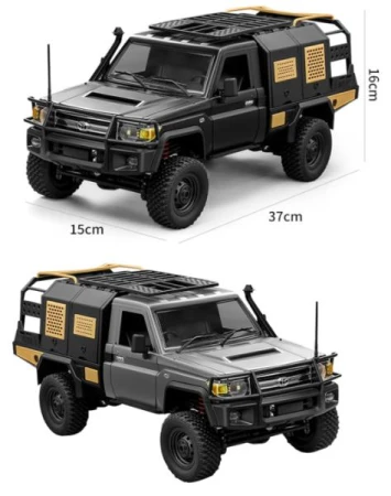 IQ models RC auto Land Cruiser TOYOTA Supertourer - strieborná + náhradný akumulátor