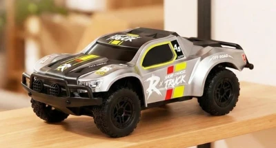 IQ models SHORT TRUCK 1:36 stříbrné RC auto