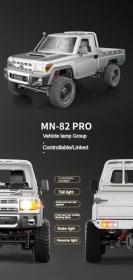 IQ models RC auto TOYOTA Land Cruiser PRO stříbrná + náhradní akumulátor