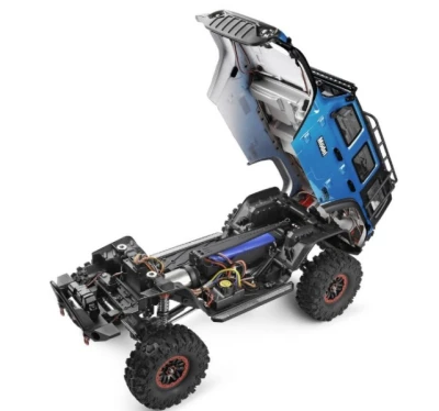 IQ models RC crawler 1:10 s navijákem modrá metalíza