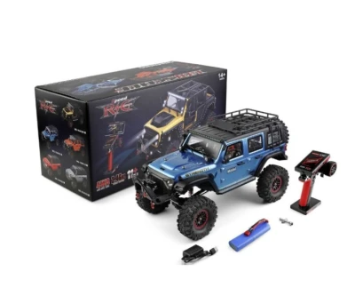 IQ models RC crawler 1:10 s navijákem modrá metalíza