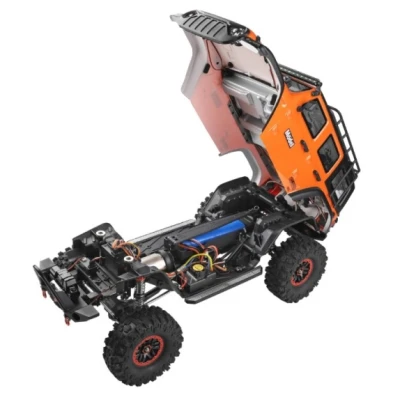 IQ models oranžová metalíza 1:10 RC crawler s navijákem