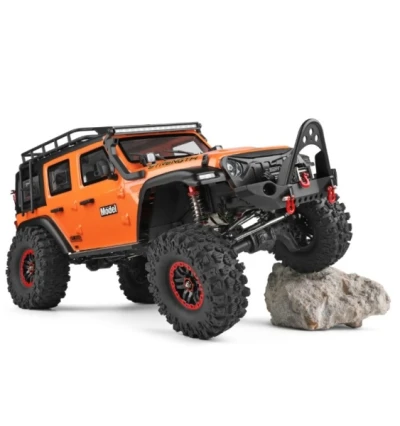 IQ models oranžová metalíza 1:10 RC crawler s navijákem