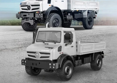 IQ models RC crawler Mercedes-Benz UNIMOG 1:20 - stříbrný