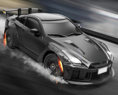 IQ models RC driftovací auto 1/16 černé