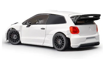 IQ models Volkswagen Polo 1/28 bílé RC driftovací auto