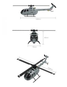 IQ models RC helikoptéra C186 oranžová