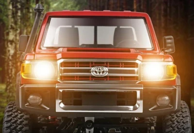 IQ models Land Cruiser Toyota červené RC auto 1/12
