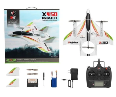 IQ models RC letadlo X450 Aviator 3D parallel Aerobatic VTOL