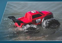 IQ models RC obojživelné auto Off-road Monster Truck 376 červená