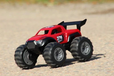 IQ models RC obojživelné auto Off-road Monster Truck 376 červená