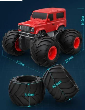 IQ models RC obojživelník Defender 90 - červená