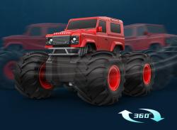 IQ models RC obojživelník Defender 90 - červená