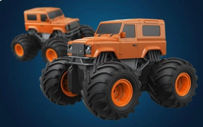 IQ models RC obojživelník Defender 90 - oranžová