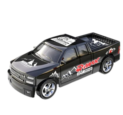 IQ models Pickup 1/64 černý RC model auta na vysílačku