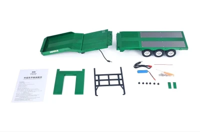 IQ models RC plošinový návěs 1:18 k tahači Scania 770 - zelená metalíza