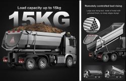 RC sklápěč Mercedes-Benz Arocs 1:20 šedá