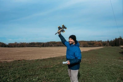 IQ models RC Stíhačka Minator F-35 - šedá