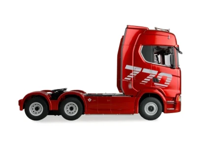IQ models RC tahač Scania 770 S 6x4 1:18 RTR červená metalíza