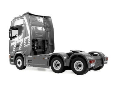 IQ models RC tahač Scania 770 S 6x4 1:18 RTR šedá metalíza