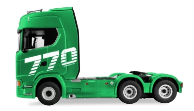 IQ models RC tahač Scania 770 S 6x4 1:18 RTR zelená metalíza