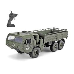 IQ models RC vojenský truck 1:16 zelený proporcionální jízda