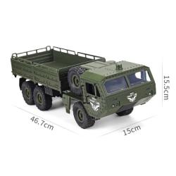 IQ models RC vojenský truck 1:16 zelený proporcionální jízda