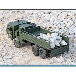 IQ models RC vojenský truck 1:16 zelený proporcionální jízda
