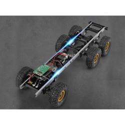 IQ models RC vojenský truck 1:16 zelený proporcionální jízda