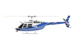 IQ models RC vrtulník C138 Bell206 modrý