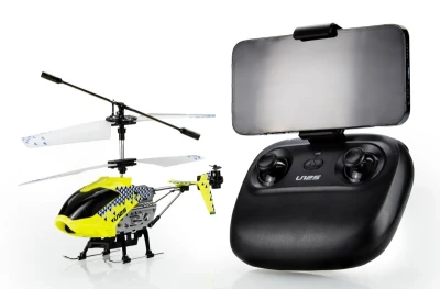 IQ models RC vrtulník s kamerou U12S Metal Scout - žlutý
