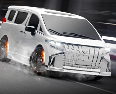 IQ models RC Závodní a driftovací dodávka MN-68 - bílé
