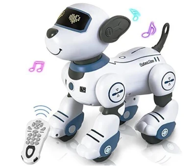 IQ models Robot Dog modrý dětský robotický pes na dálkové ovládání