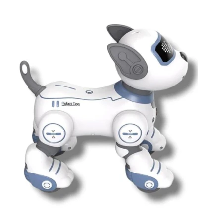 IQ models Robot Dog modrý dětský robotický pes na dálkové ovládání