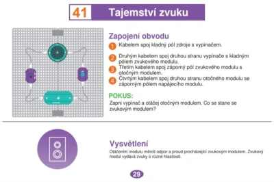 IQ models Science Elektrické obvody 34 dílků stavebnice