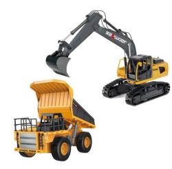 IQ models Set RC bagr + RC dump truck 1/24 IQ models Set RC bagr + RC dump truck 1/24