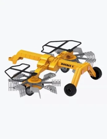IQ models JCB Fastrac 4220 žlutý set RC traktoru, obraceče sena a ohrady
