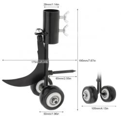 IQ models Škrabka na spáry s kolečky - bez násady